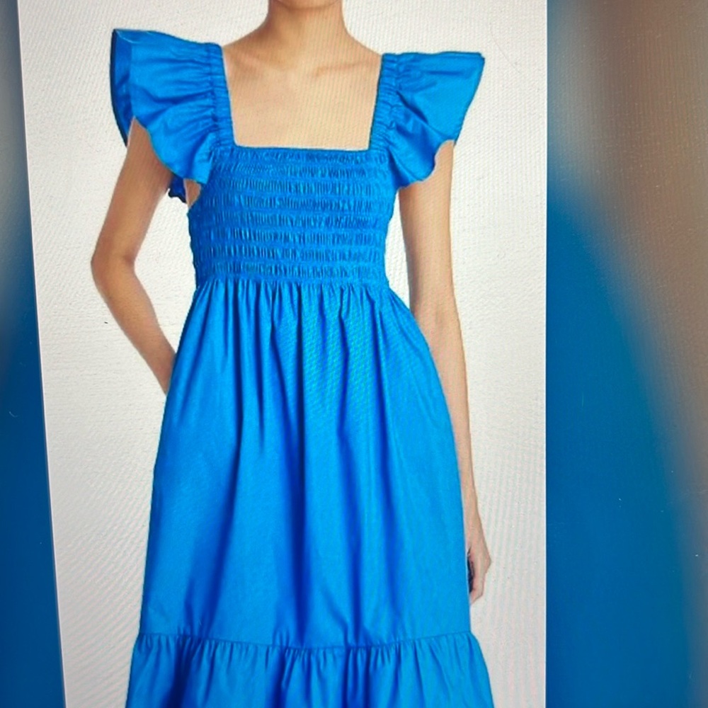 AQUA Smocked Dress